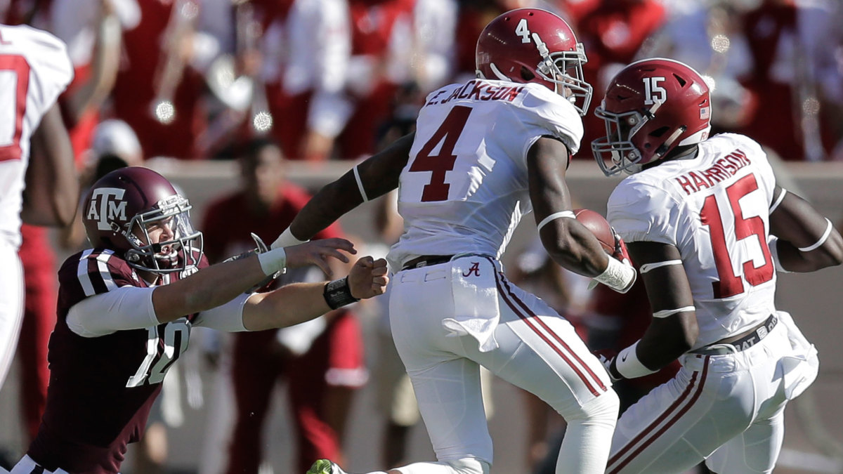 Video: Alabama’s three pick-sixes vs Texas A&M QB Kyle Allen - Sports ...