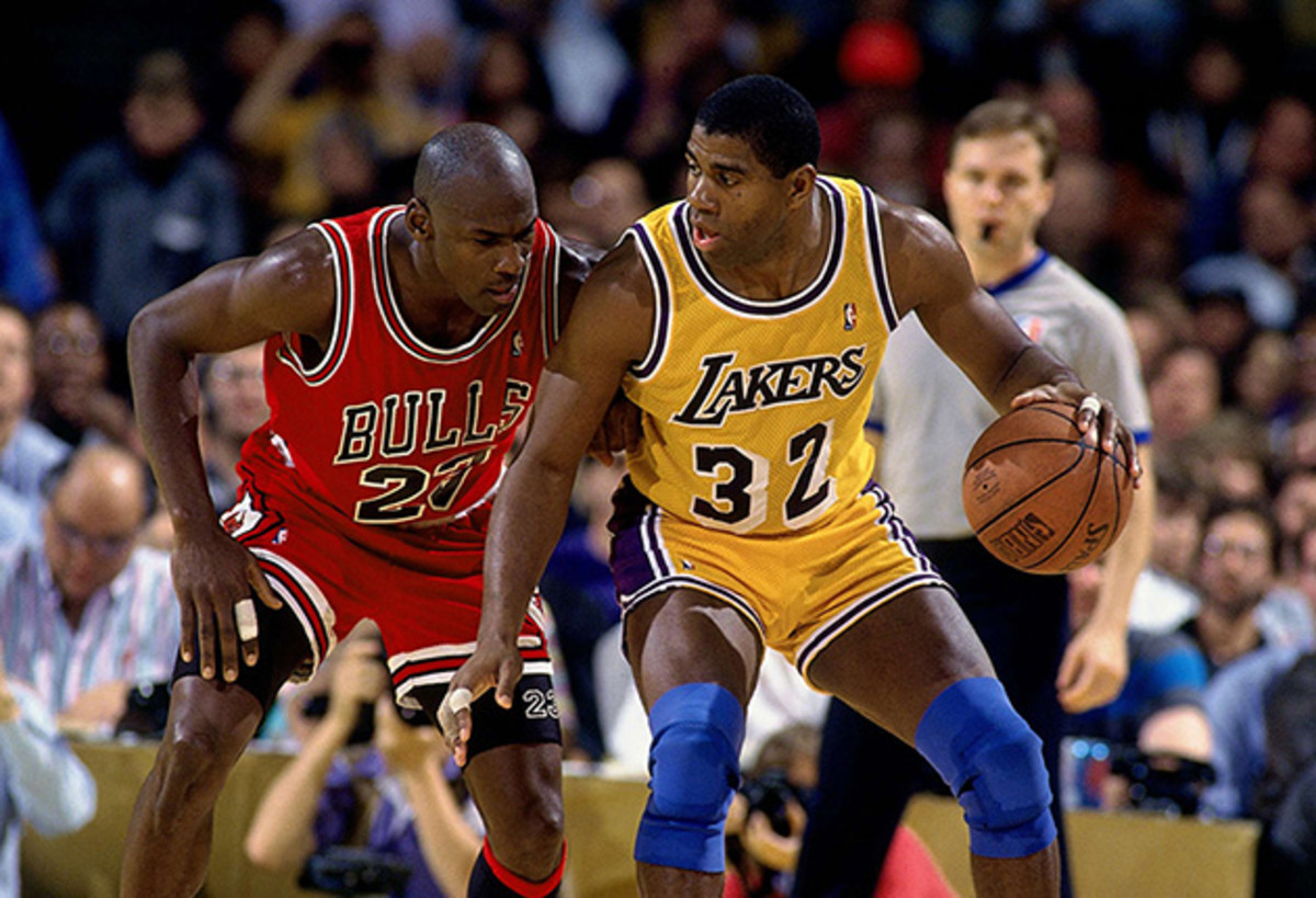 Magic Johnson - LA Lakers  Magic johnson, Nba legends, Lakers basketball