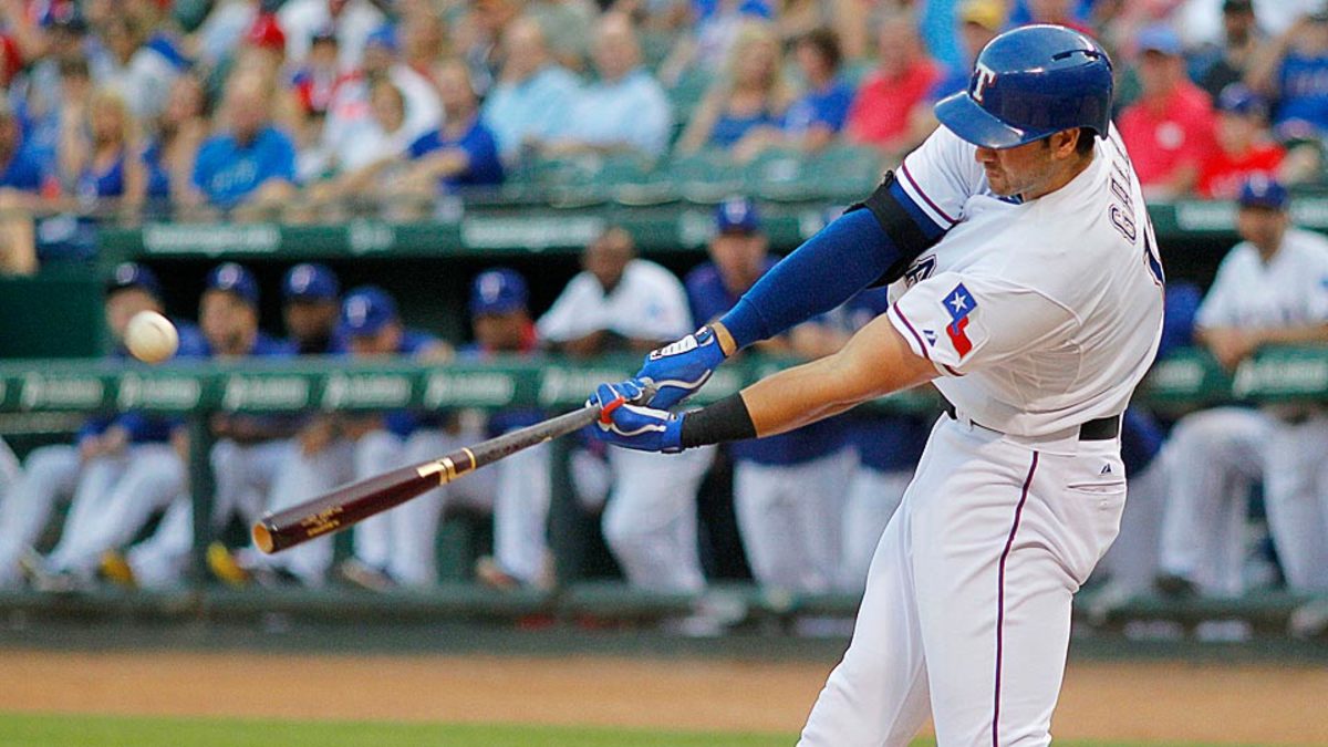 Joey Gallo homers, doubles and singles in major league debut