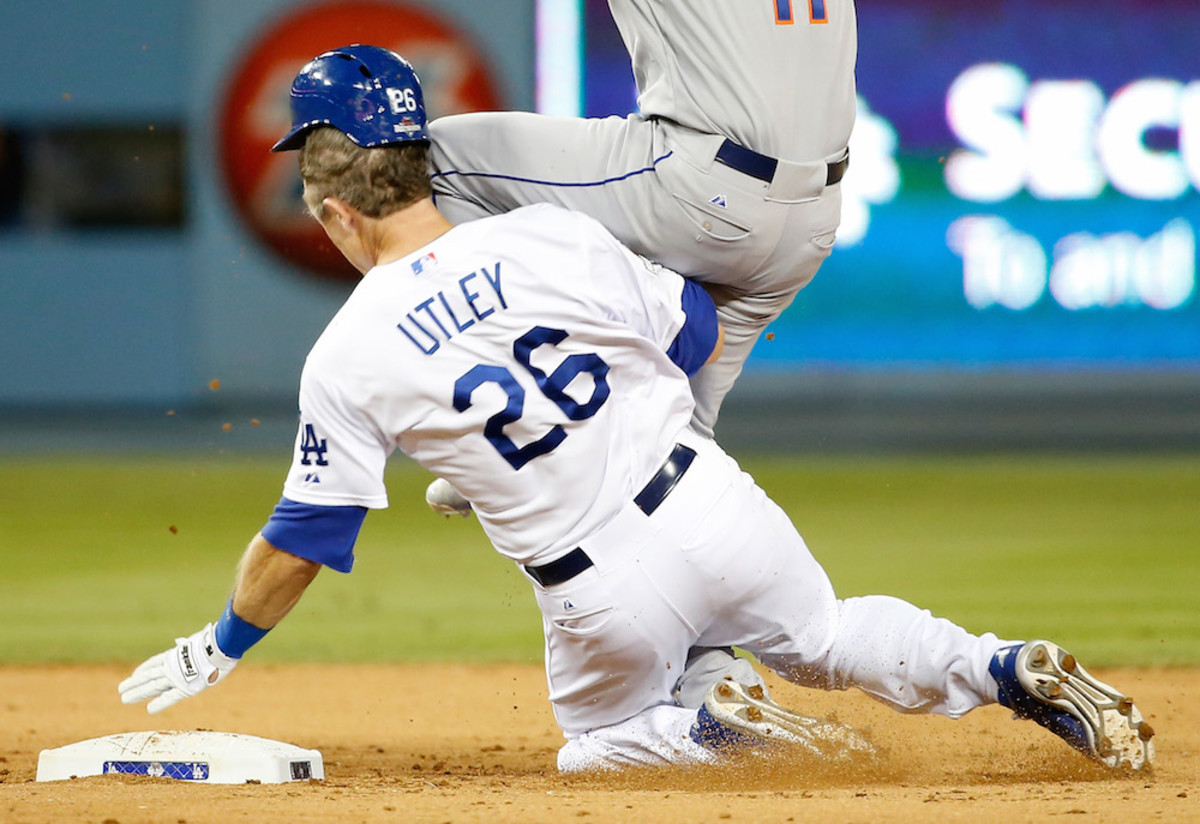 Chase Utley slide: No concussion for Dodgers 2B after Tejada hit - Sports  Illustrated