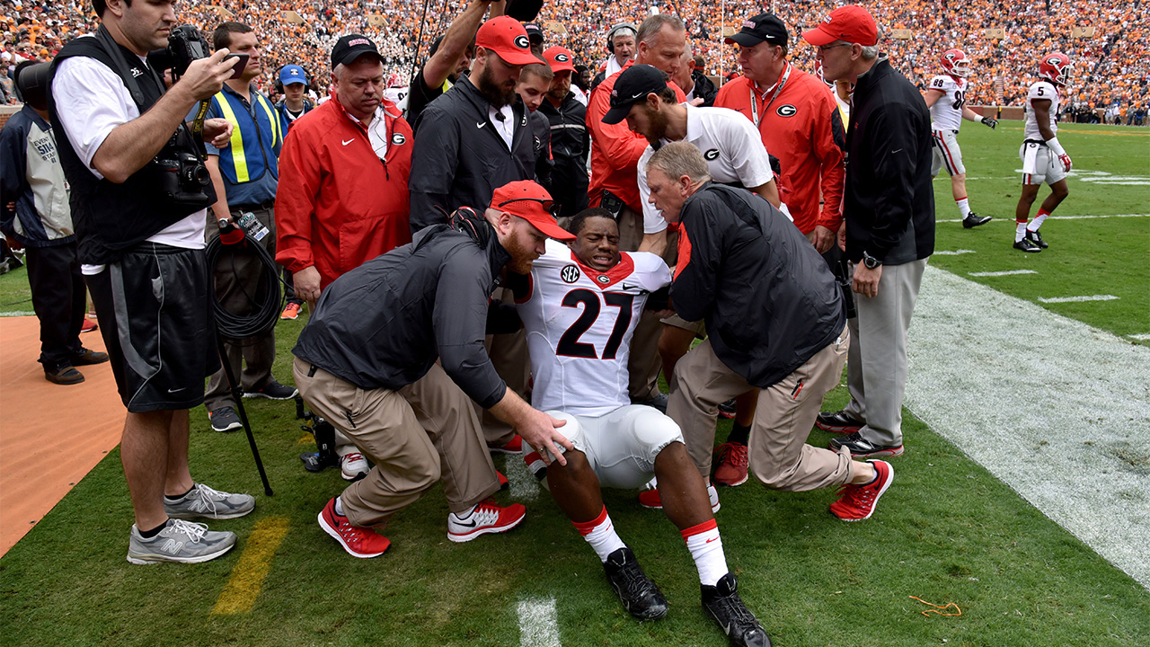 Nick Chubb college injury: How Browns RB overcame 2015 knee injury at  Georgia to become NFL star