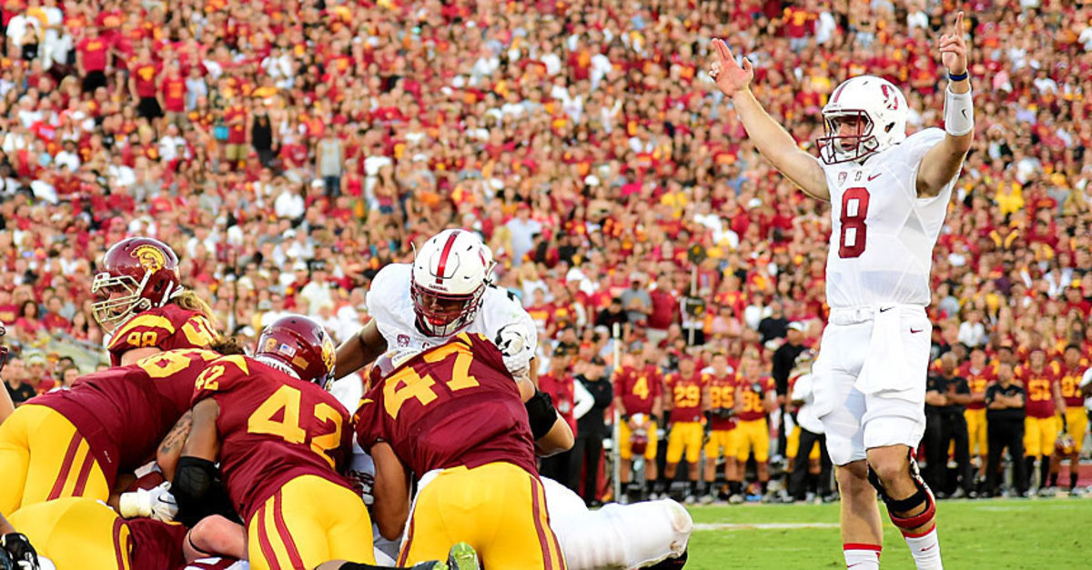 : KEVIN HOGAN STANFORD CARDINAL FOOTBALL 8X10 SPORTS ACTION  PHOTO (CAT) : Sports & Outdoors