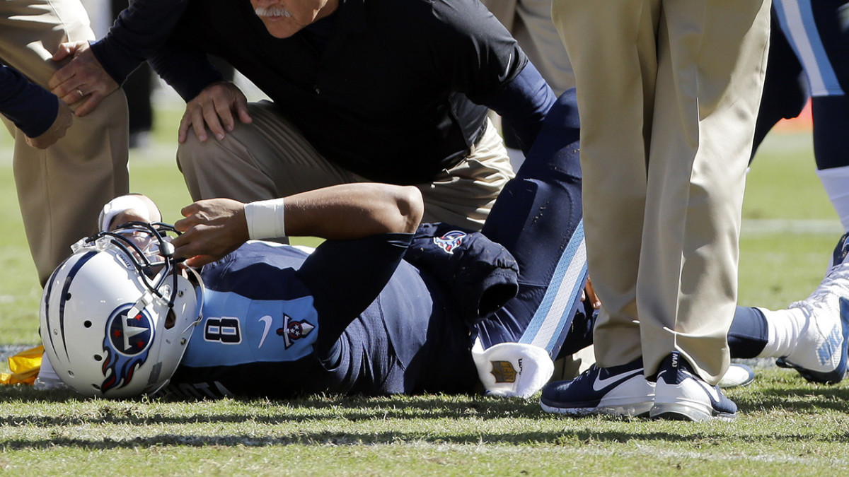 Tennessee Titans QB Marcus Mariota to undergo MRI on knee - Sports ...