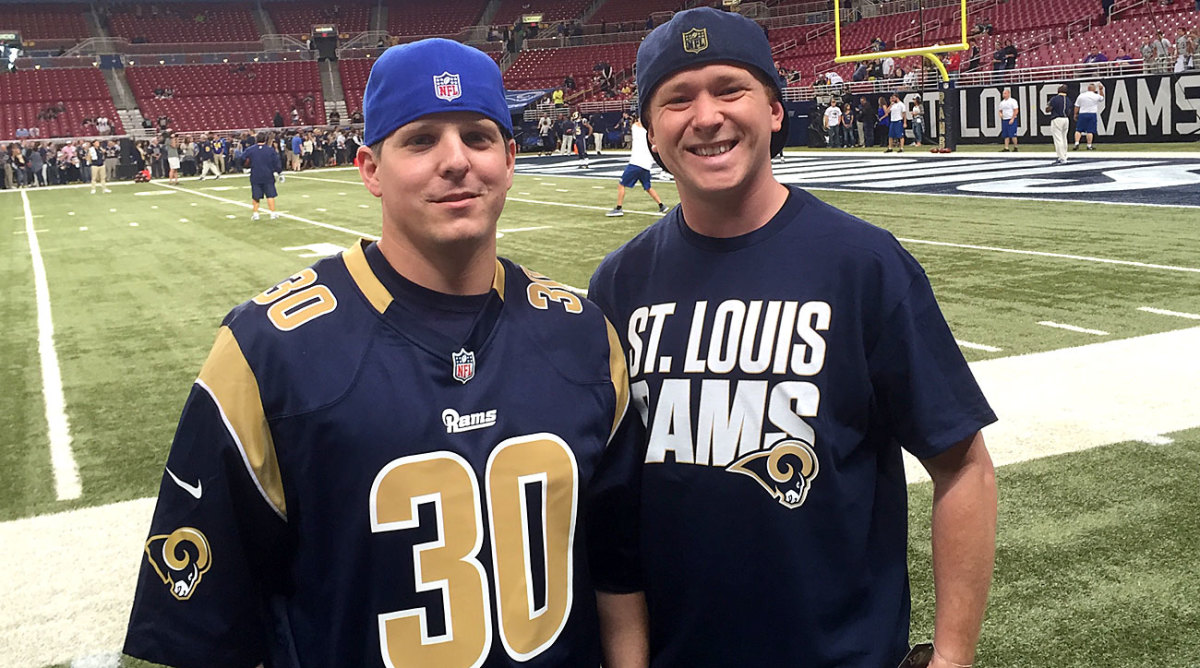 For the true-blue fans in St. Louis:' 22 years ago the Rams wrapped up the  NFC West