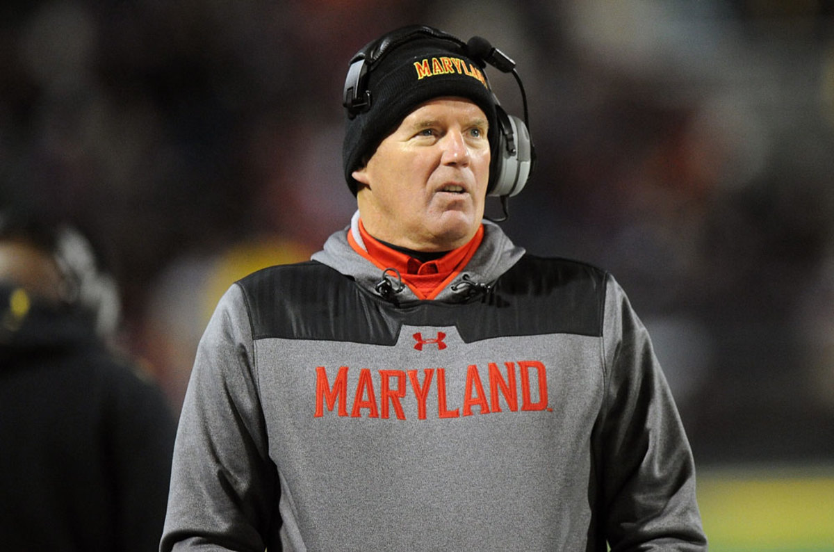 Randy Edsall’s Coach K quote tweet did not sit well with Maryland fans.