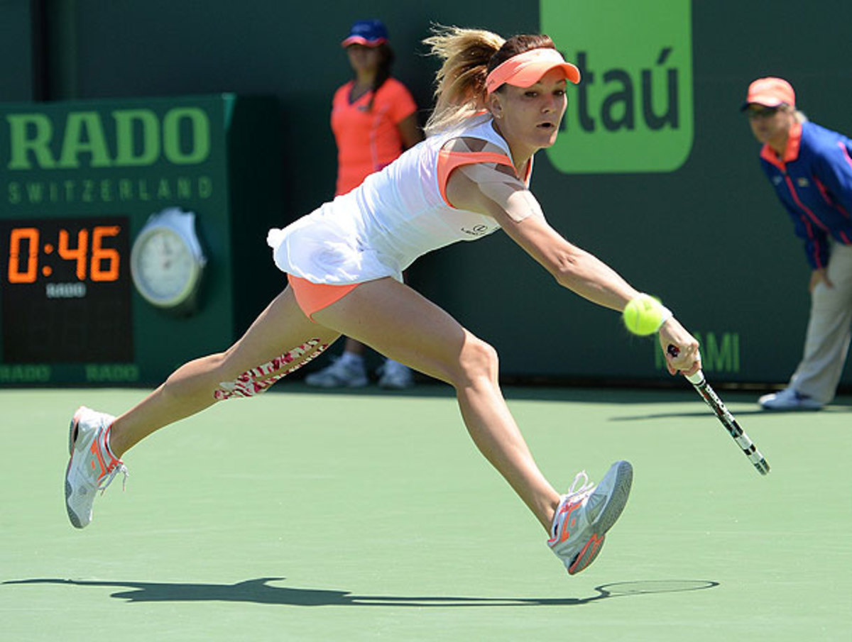 Agnieszka Radwanska was almost albe to conjure last year's magic at the Sony Open. (Juan Salas/Icon SMI)