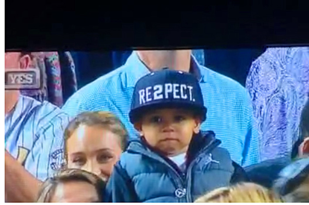 Derek Jeter's Nephew Tips His Hat to His Uncle the Captain
