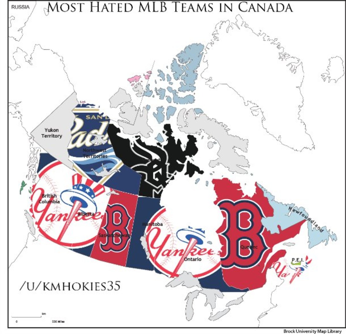 TodayInSports on Twitter Most hated MLB teams by state based on  geotagged Twitter data  httpstcokyVbGb54w2  Twitter