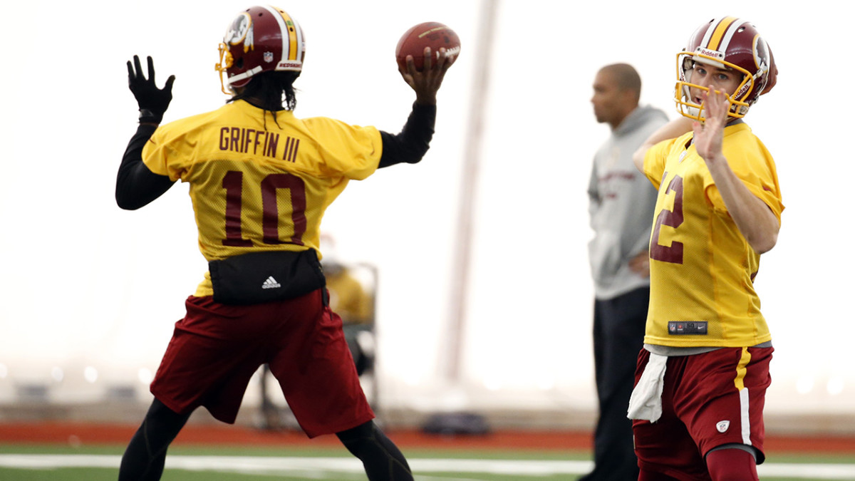 Redskins' RG3 returns to practice