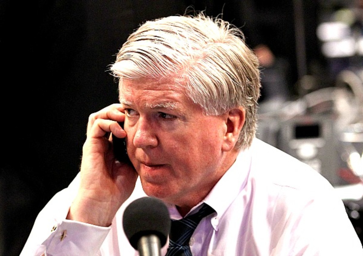 Brian Burke of Team USA was called gutless by Bobby Ryan.