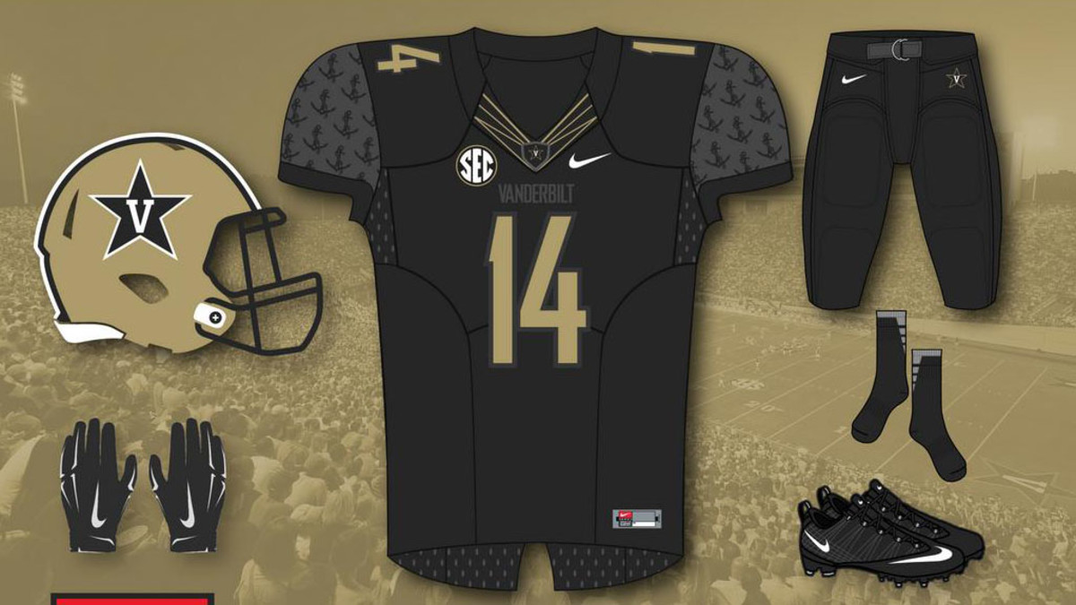 South Carolina vs Vanderbilt: Commodores reveals new, legal uniforms for  SEC matchup - Sports Illustrated