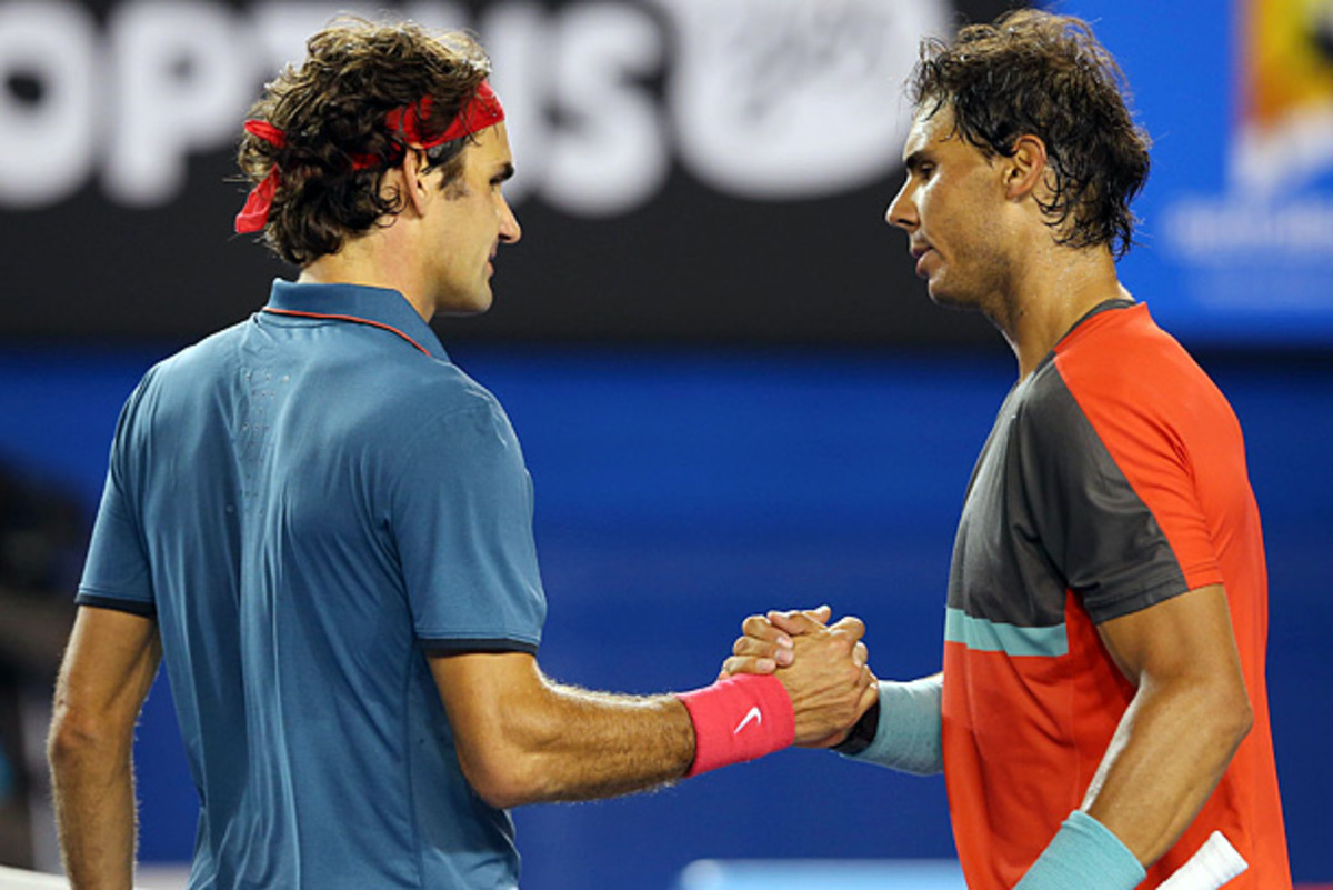 Roger Federer and Rafael Nadal