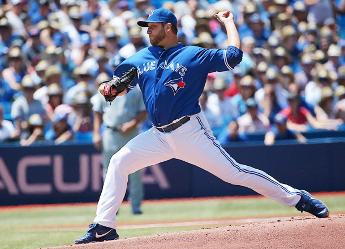 Mark Buehrle has had plenty of batters walking back to the dugout shaking their heads this season.(Tom Szczerbowski/Getty Images)