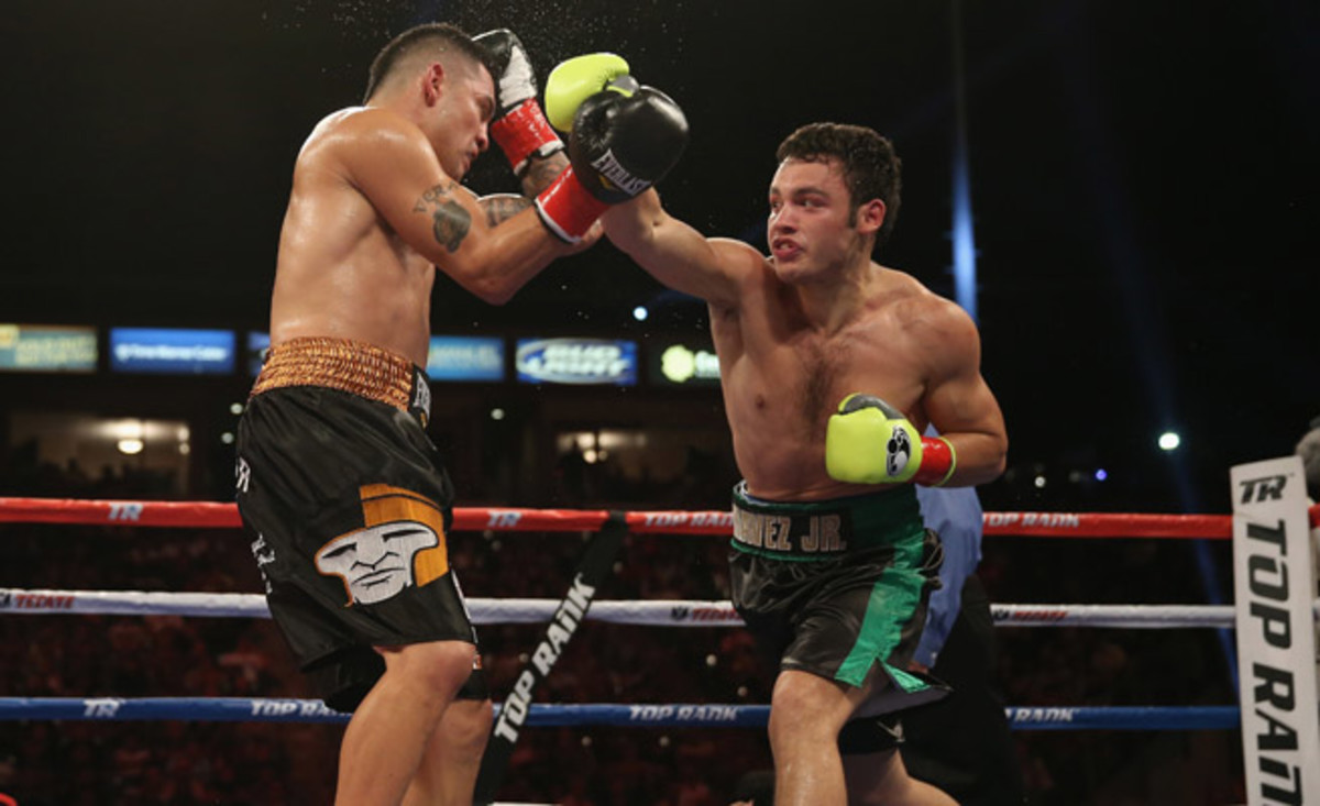 Brian Vera (right) and Julio Cesar Chavez Jr. will face off for a second time after a controversial ending to their first bout.