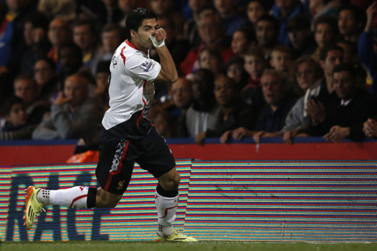 Luis Suarez of Uruguay reacts during a match between Uruguay and News  Photo - Getty Images