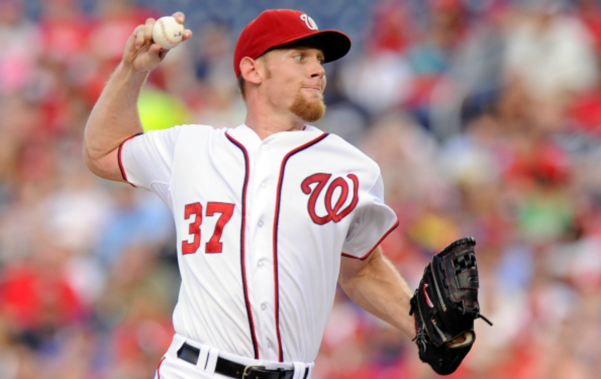 Stephen Strasburg was selected number one overall in the 2009 amateur draft. (Greg Fiume/Getty Images)