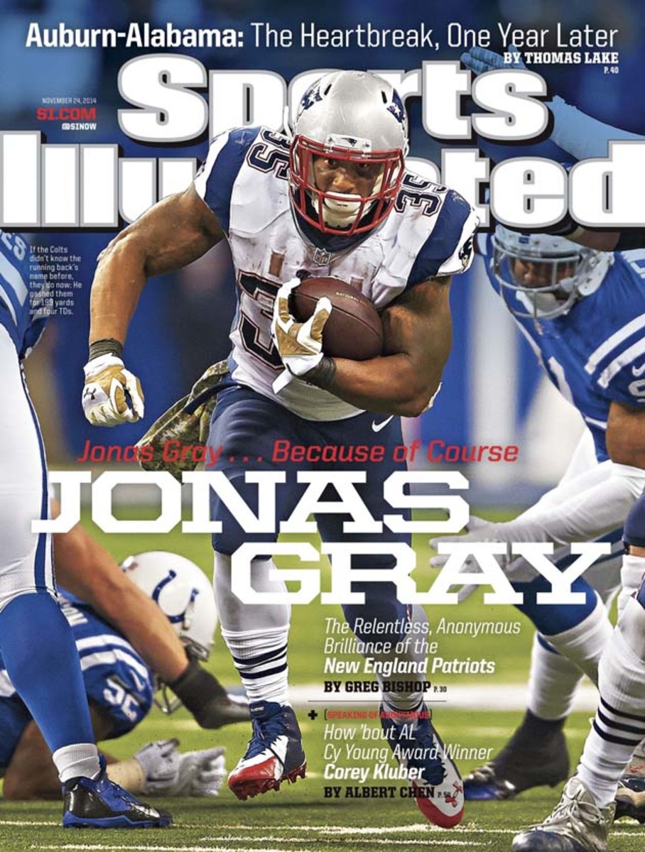 Patriots running back Jonas Gray featured on SI cover - Sports Illustrated