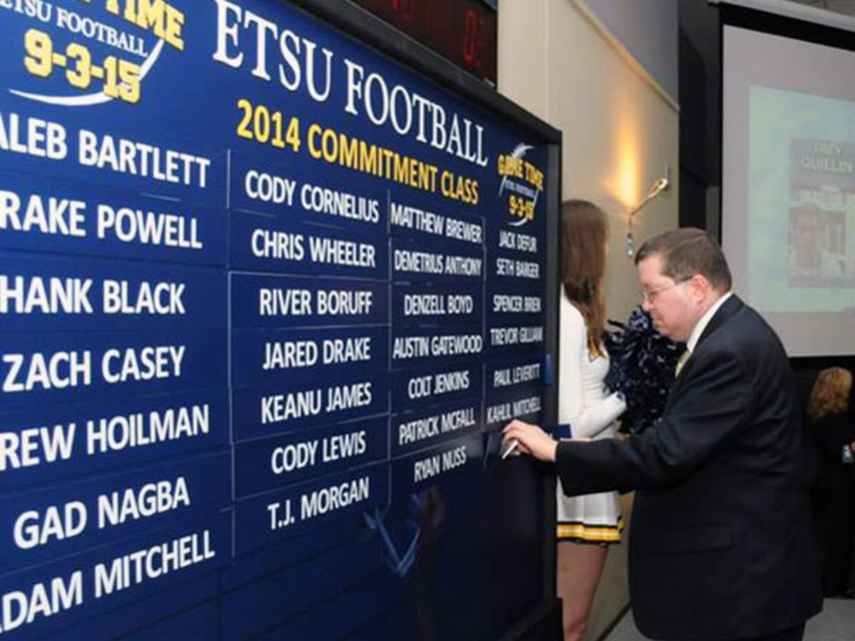 East Tennessee State signed 47 players in the recruiting class of 2014. (Courtesy ETSU Athletics)