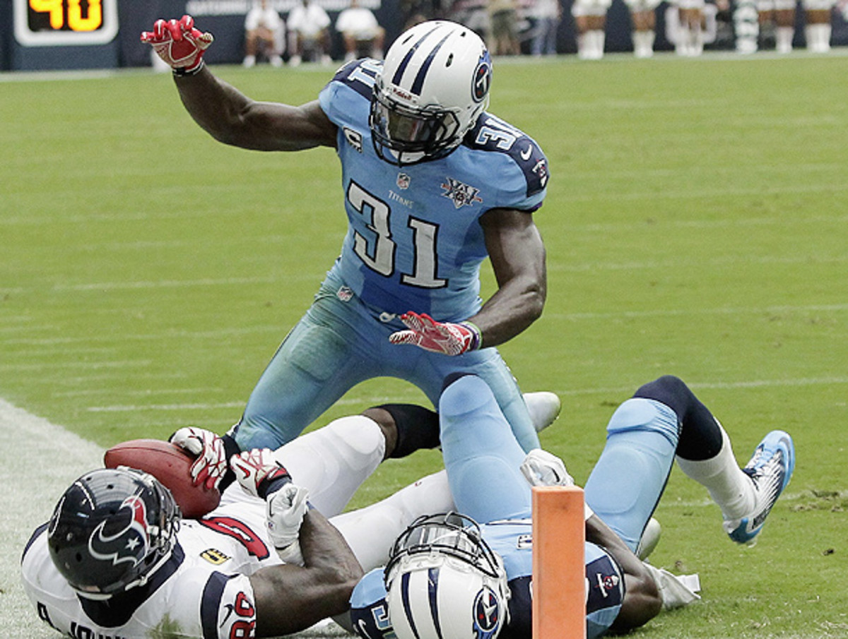 Bernard Pollard (31) is optimistic about the Titans' direction as a team. (Bob Levey/Getty Images)