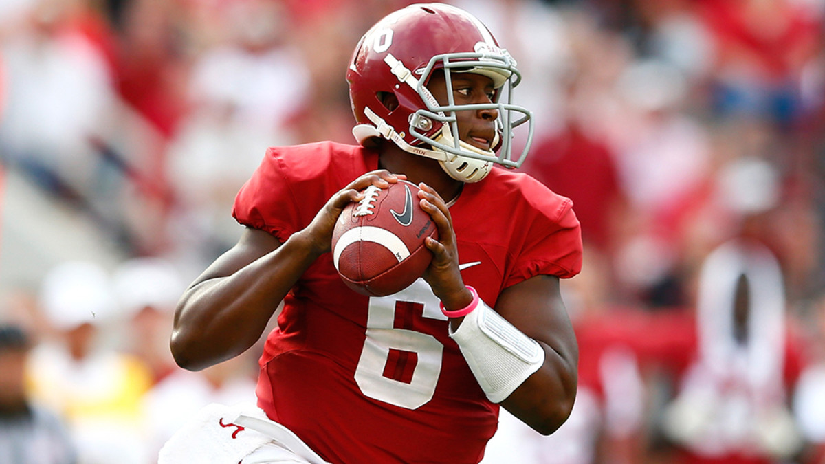 Alabama QB Blake Sims suffers bruised shoulder against Florida - Sports ...