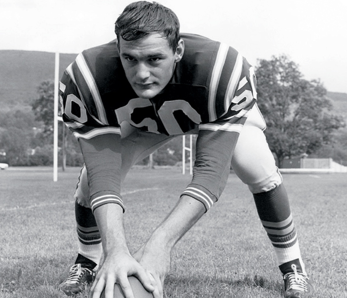 Reily became the starting center and inside linebacker in 1961 on the first day of sophomore practice.