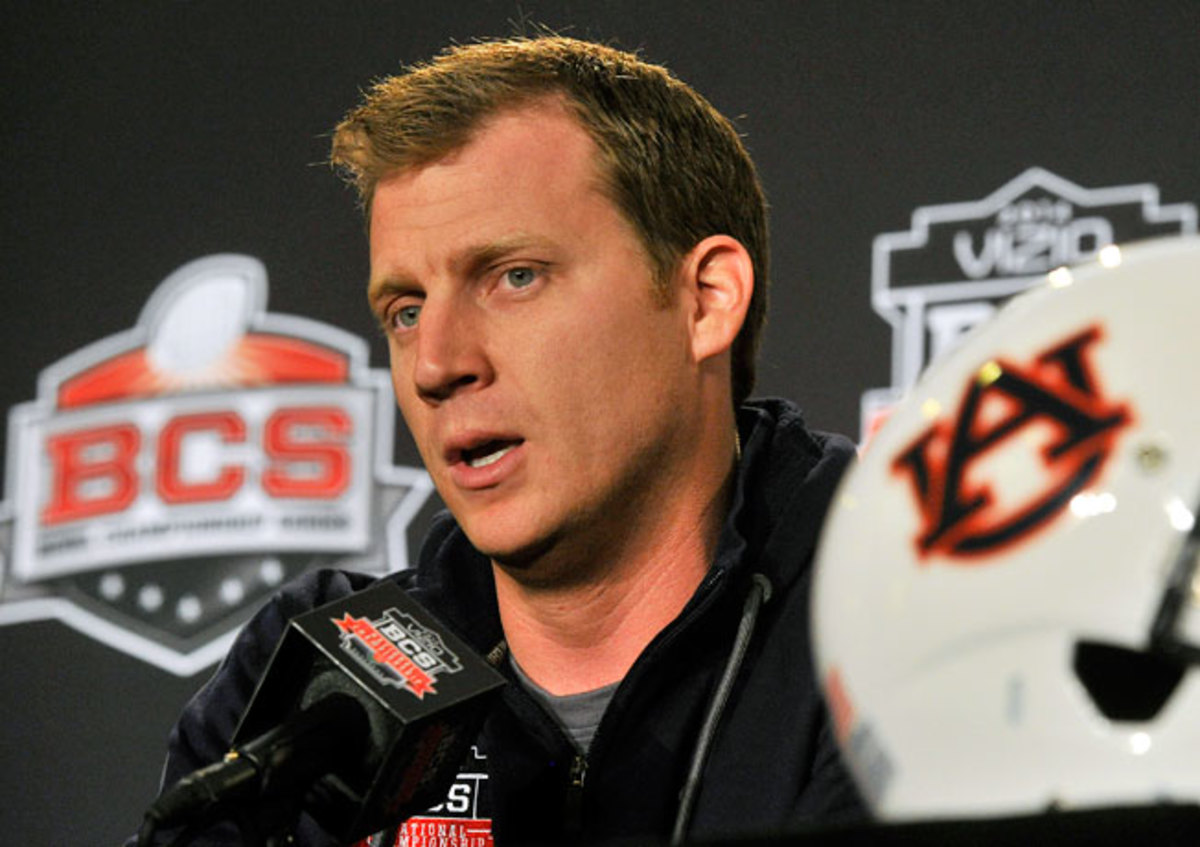 Auburn offensive coordinator Rhett Lashlee once played quarterback under Gus Malzahn in high school.