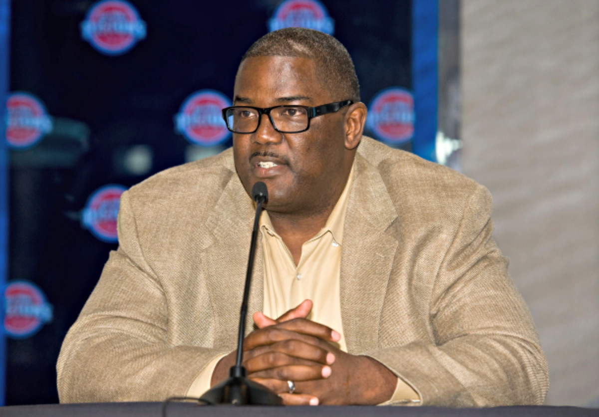 Joe Dumars' tenure with the Pistons may soon be over. (Allen Einstein/NBAE via Getty Images)