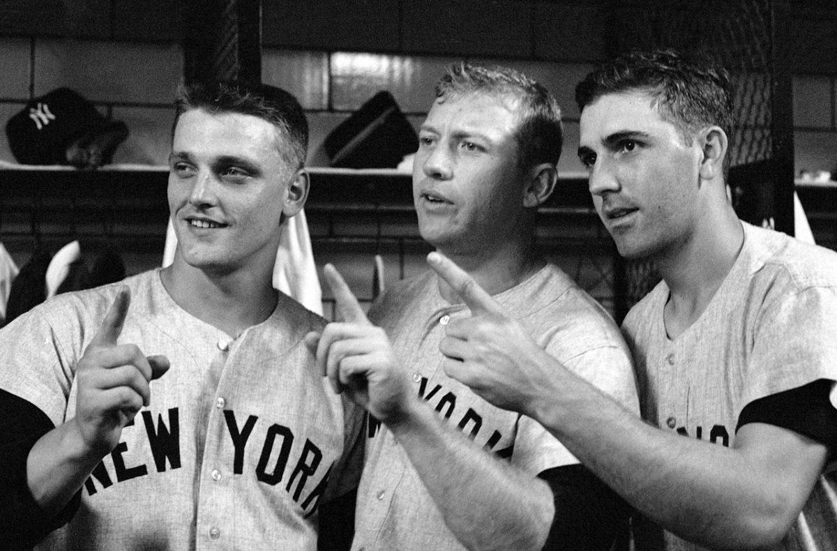Mickey Mantle and Roger Maris Photographed in September 1961
