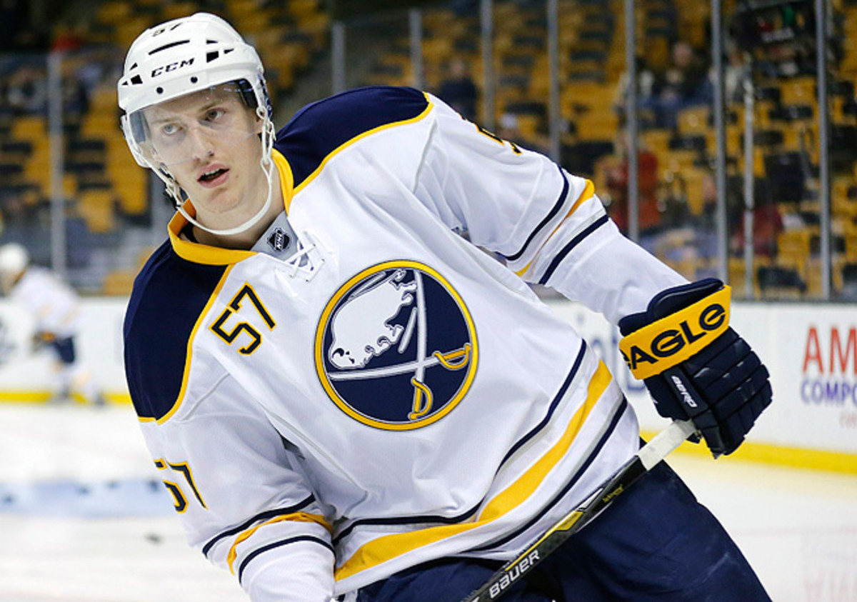 Tyler Myers has suggested his height might have been a factor in an illegal hit that led to his suspension.