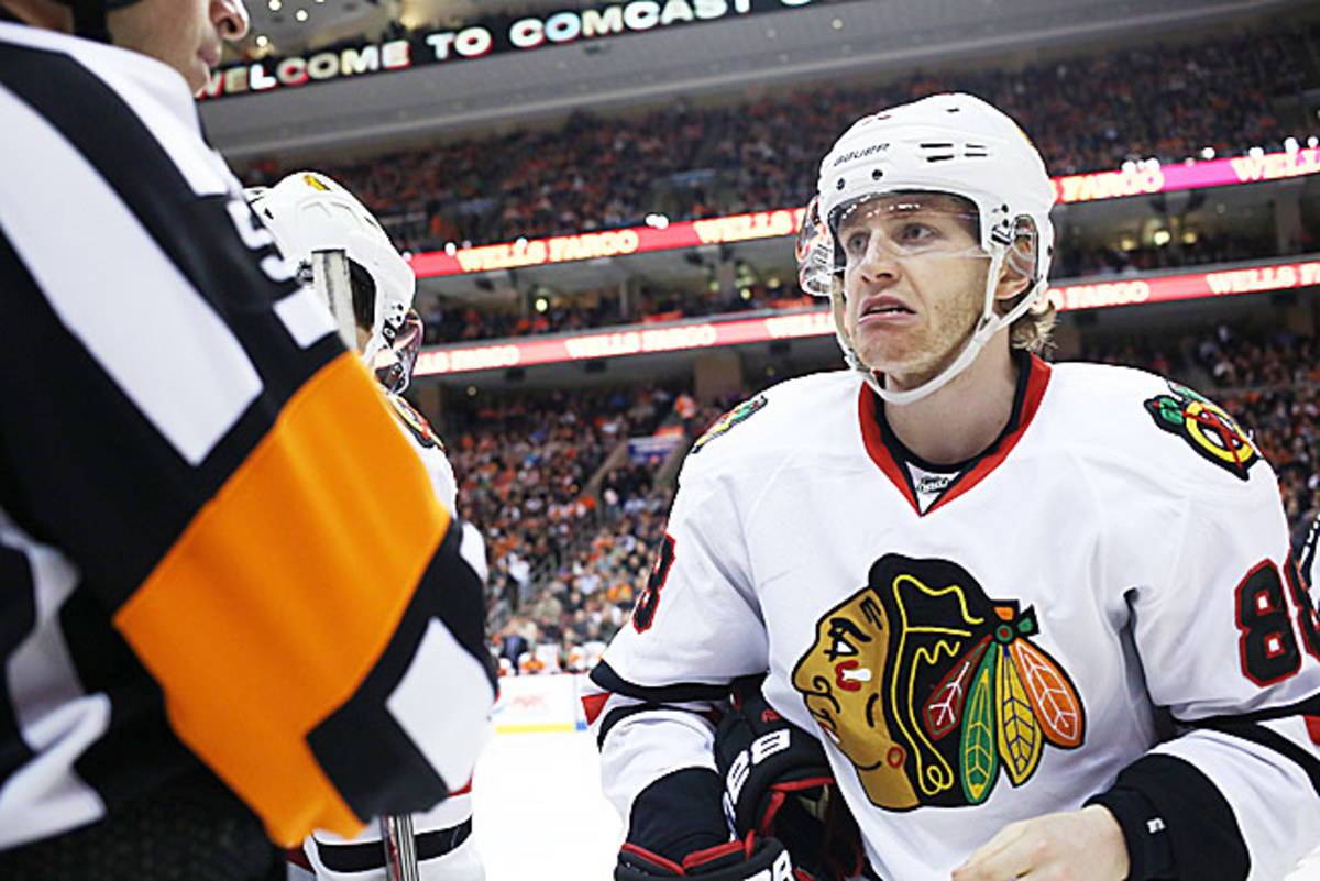 Is Patrick Kane playing tonight against the Pittsburgh Penguins