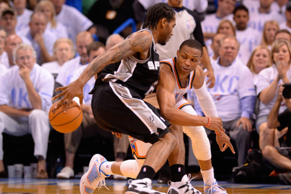 The Spurs' win secures their second consecutive Western Conference title. (Photo: Greg Nelson/SI)