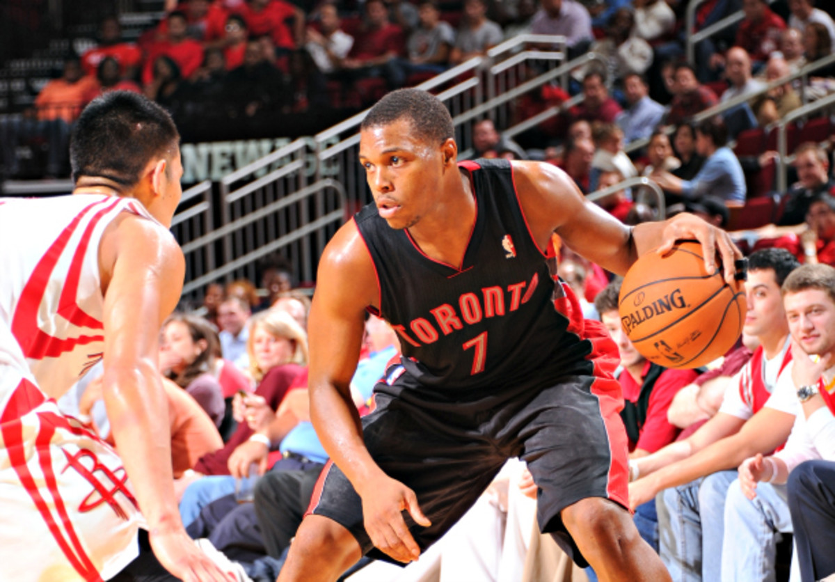 Kyle Lowry has been valuable to the Raptors this season, but his upcoming free agency makes him a flight risk. (Bill Baptist/NBAE via Getty Images)