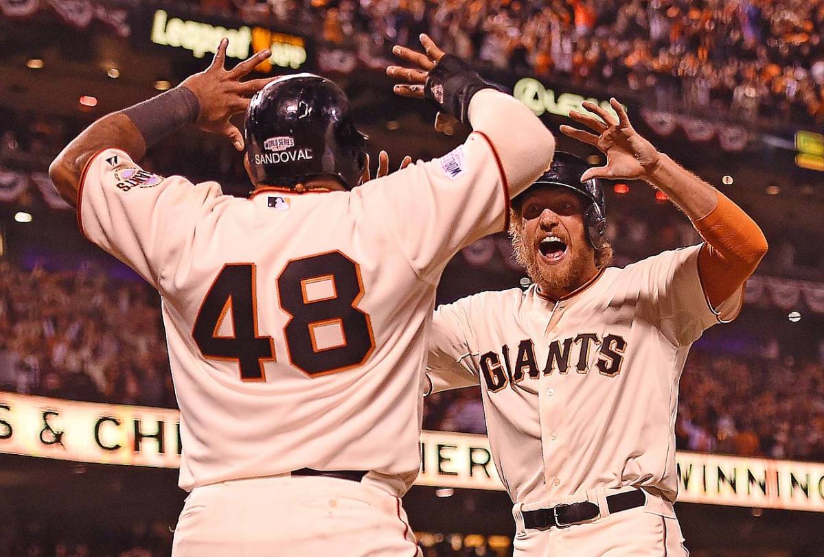 San Francisco Giants P Madison Bumgarner throws 4-hit shutout against  Kansas City Royals in Game 5 of World Series - Sports Illustrated