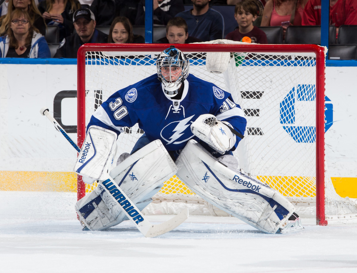 Ben Bishop NHL Reebok Tampa Bay Lightning Hockey Jersey