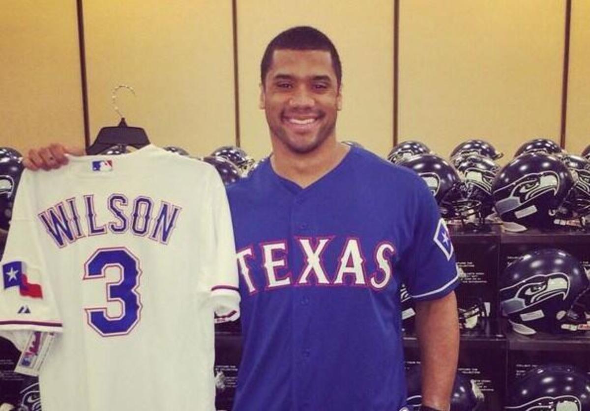 Russell Wilson drafted by MLB's Texas Rangers