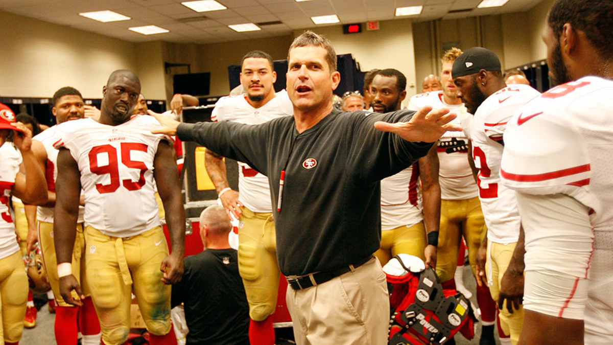 Jim Harbaugh Losing San Francisco 49ers Locker Room Per