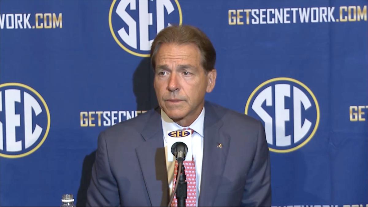 Nick Saban At SEC Media Days - Sports Illustrated