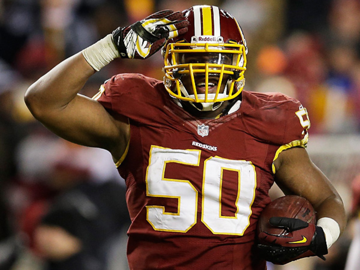 Rob Jackson thrived in his time as a reserve linebacker for the Redskins. (Rob Carr/Getty Images)