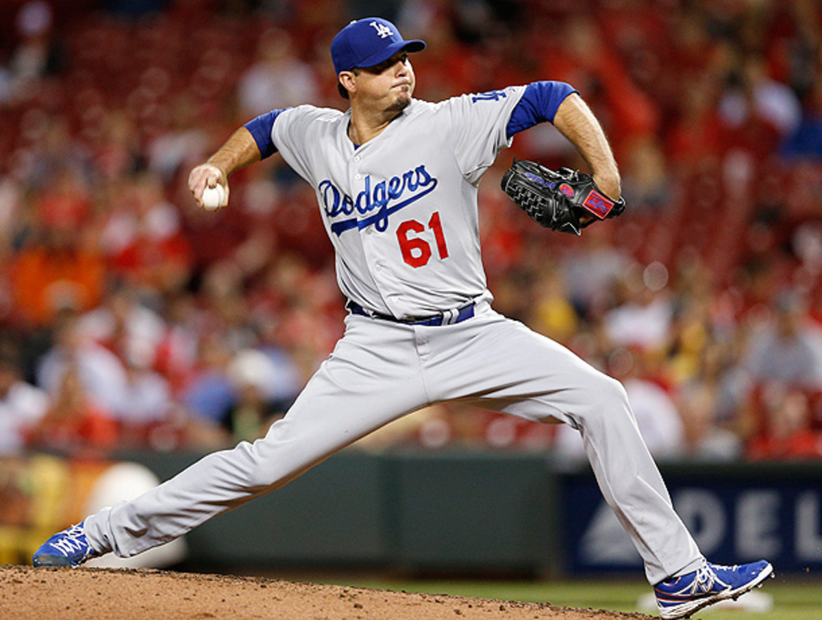 Josh Beckett has been in vintage form recently thanks in part to his pitch selection. (Joe Robbins/Getty Images)