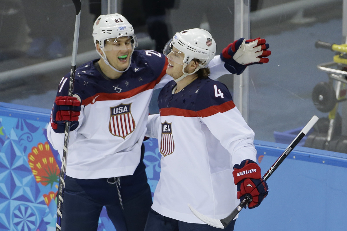 US crushes Slovakia 7-1 in men's Olympic hockey - Sports Illustrated