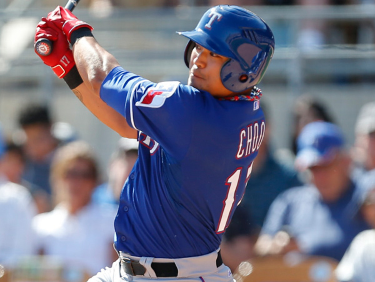 Shin-Soo Choo will bring his career on-base percentage of .389 to Texas. (Paul Sancya/AP)