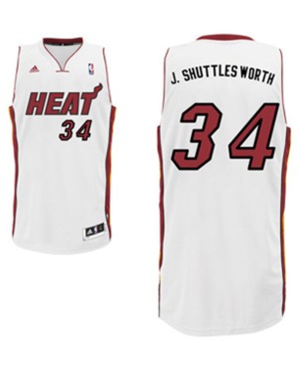 balldontlie: Here are all of the Miami Heat nickname jerseys.