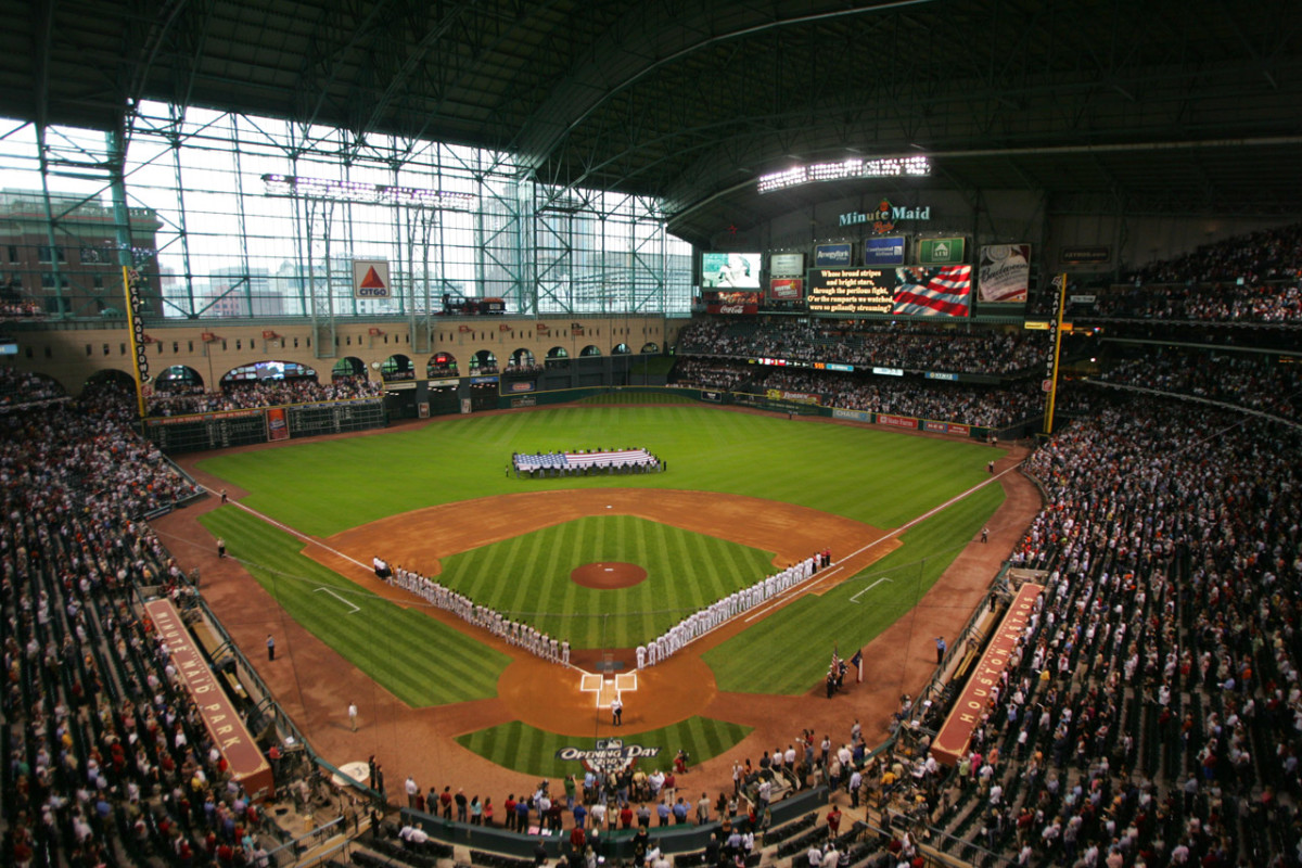 Architectural Photograph of Minute Maid Park Home of the Astros