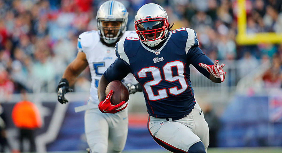 Last Sunday, LeGarrette Blount was a Steeler. Now he's a Patriot, and he rushed for 78 yards and two touchdowns in Sunday's win over the Lions. (Winslow Townson/Sports Illustrated/The MMQB)