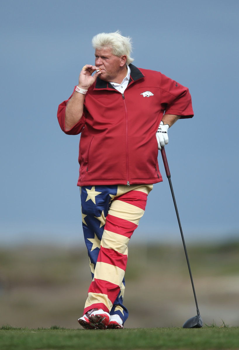 John Daly In Wacky Pants The Open Turnberry 2009 The Open