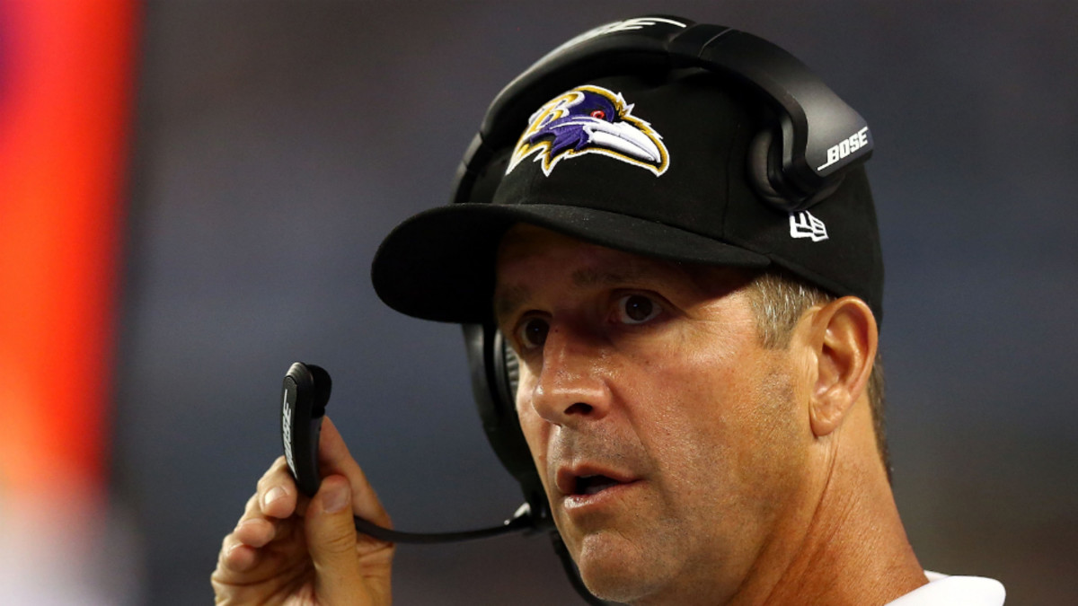 Baltimore Ravens coach John Harbaugh addresses Michigan, Brady Hoke ...