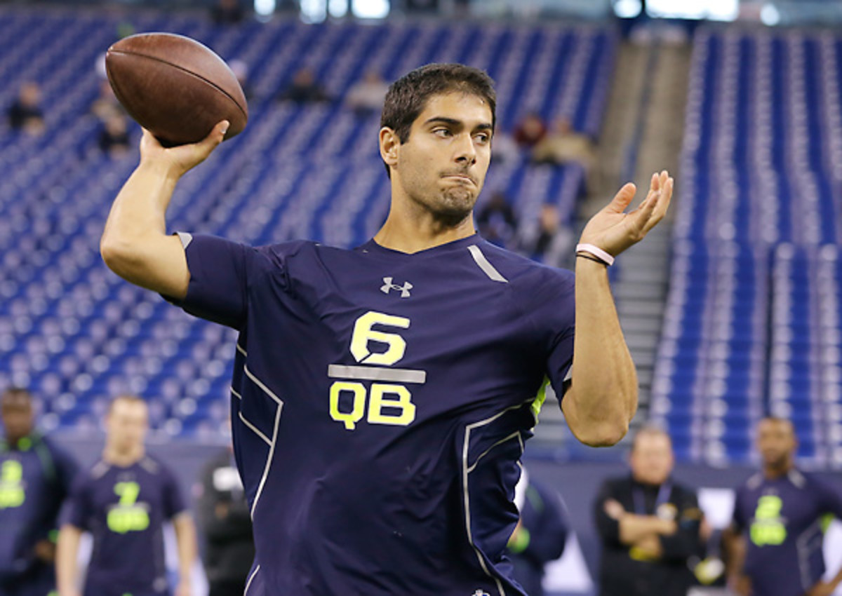 2014 NFL draft: Jimmy Garoppolo works out with 49ers, Texans
