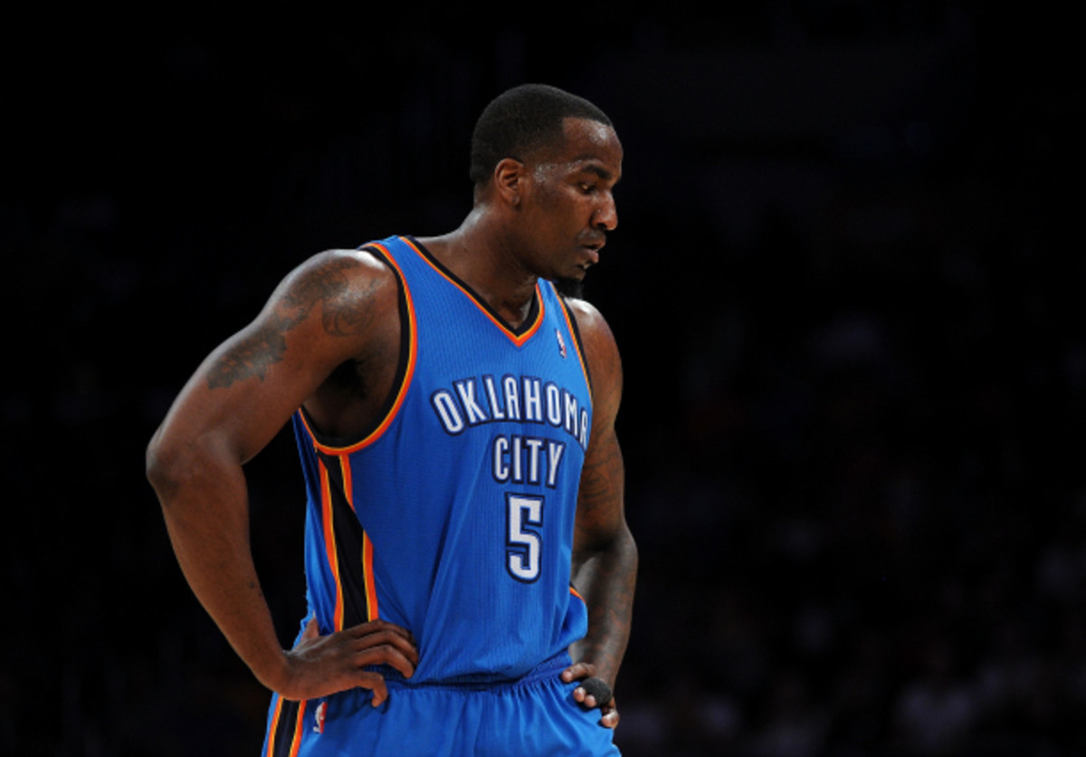 Thunder C Kendrick Perkins out up to 6 weeks after surgery to repair left  groin strain