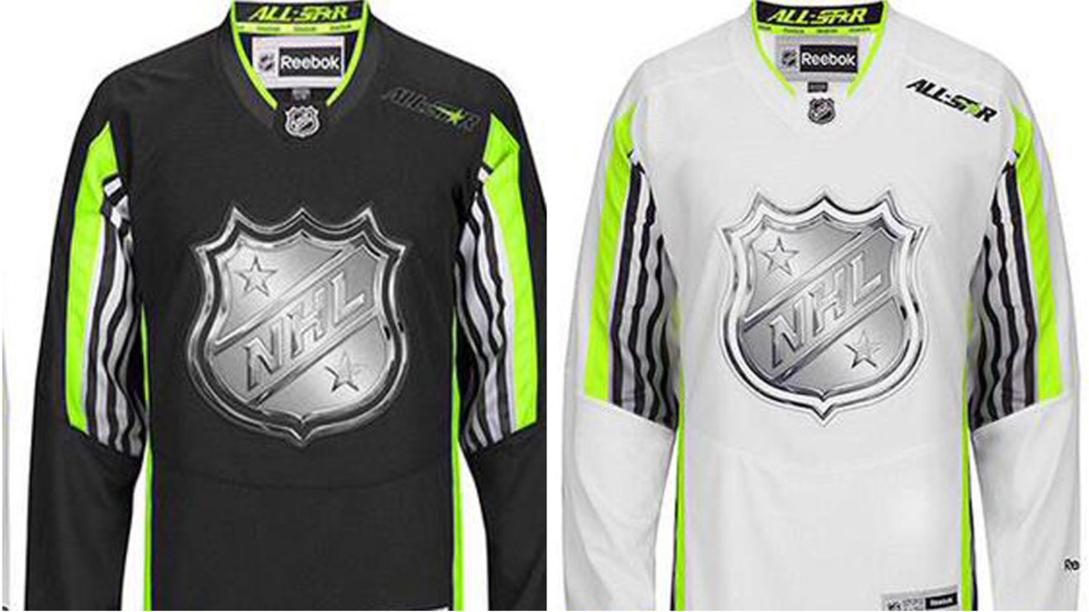 NHL releases 2015 All-Star Game jerseys and they're  neon