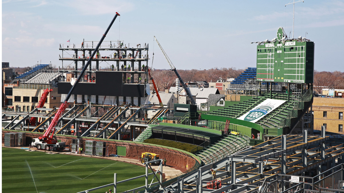 Wrigley Field Construction Update: June 11 Right-Field Bleacher